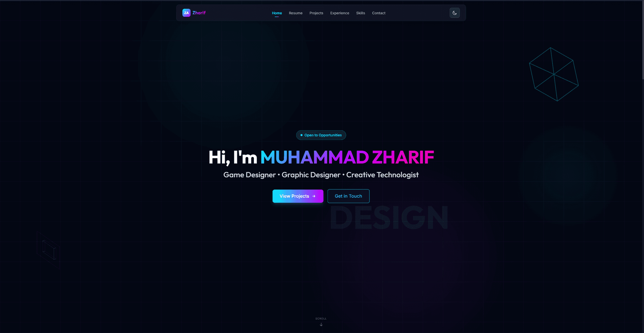 Zharif Portfolio