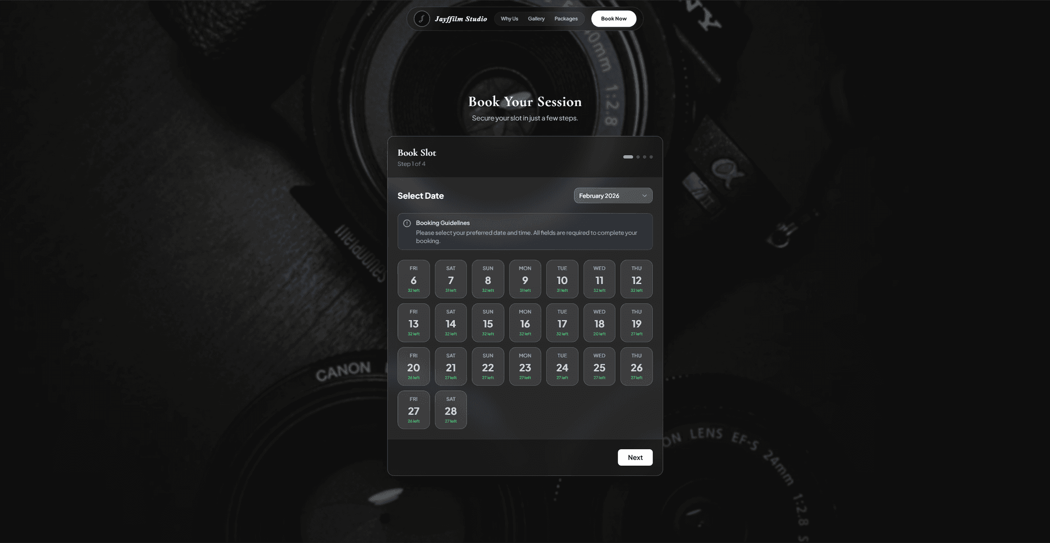 Jayffilm Studio Raya Booking